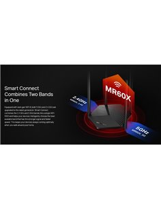 MERCUSYS router MR60X, Wi-Fi 6, 1500Mbps AX1500, Dual Band, Ver. 2.0