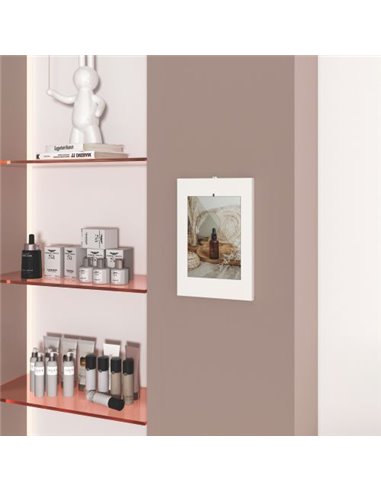 BRATECK επιτοίχια βάση tablet PAD34-01, αντικλεπτική, 9.7-11", λευκή