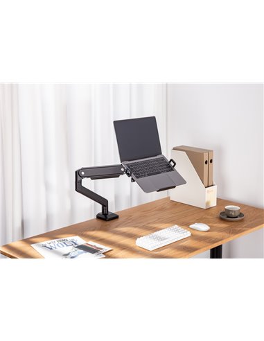 BRATECK βάση laptop NBH-8 για βάση οθονών VESA, έως 17", μαύρη