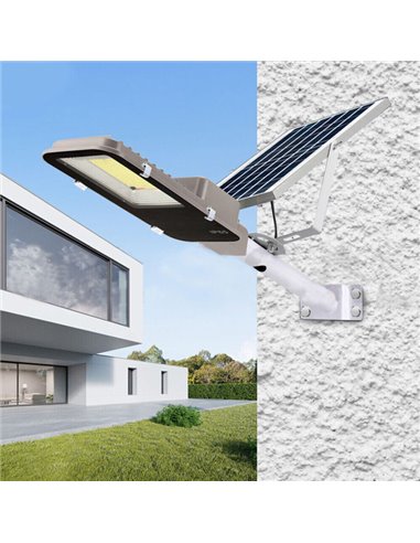 POWERTECH LED ηλιακός προβολέας HLL-0125 με χειριστήριο, 150W, 10000mAh