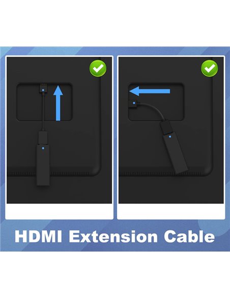 POWERTECH αντάπτορας HDMI CAB-H167, 4K/60Hz, 0.10m, μαύρος