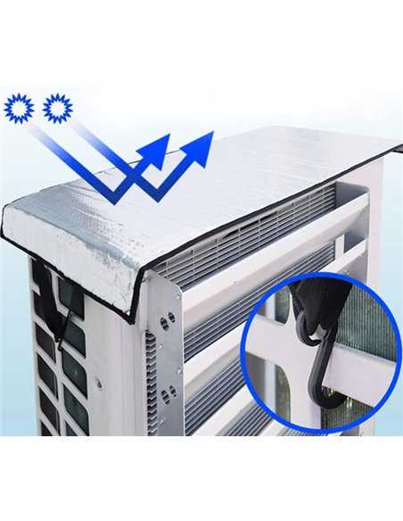 Κάλυμμα εξωτερικής μονάδας κλιματιστικού HUH-0146, 48x95cm