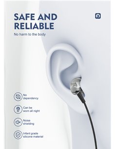LDNIO earphones με μικρόφωνο HP08, 3.5mm σύνδεση, Φ13mm, 1.2m, γκρι