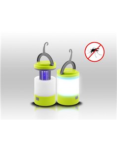 Ηλιακό φορητό φανάρι LXK091 με UV εντομοπαγίδα, LED, 150lm, 2000mAh