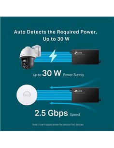 TP-LINK 2.5G PoE+ Injector TL-POE260S, IEEE 802.3af/at, Ver. 1.0