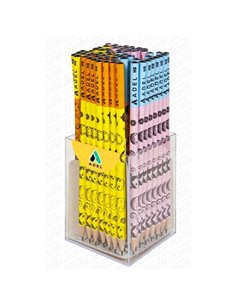 Adel μολύβι "Smiling faces" κοκτέηλ 4 χρωμάτων