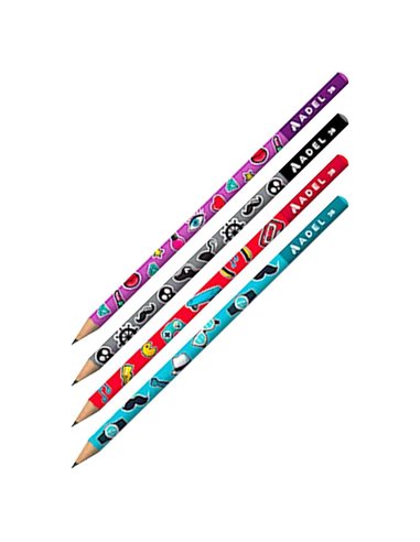 Adel μολύβι "Cubbies" 2Β κοκτέηλ 4 σχέδια