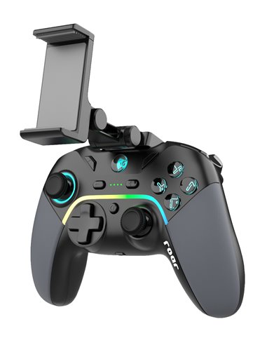 ROAR ασύρματο gamepad RR-0022, Switch/PC/iOS/Android, Bluetooth, μαύρο