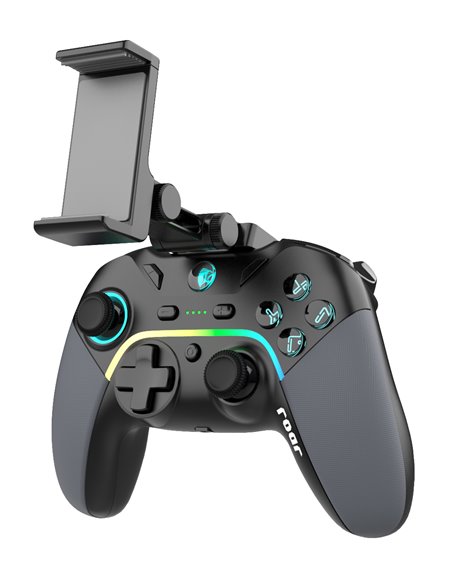 ROAR ασύρματο gamepad RR-0022, Switch/PC/iOS/Android, Bluetooth, μαύρο