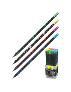 Adel μολύβι με σβήστρα "Party" κοκτέηλ 4 χρωμάτων