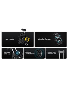 ULEFONE βάση ποδηλάτου για smartphone Armor Mount Pro AM01, μαύρη