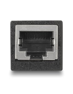 DELOCK σύνδεσμος RJ45 88003, θηλυκό σε θηλυκό, Cat.6, μαύρος