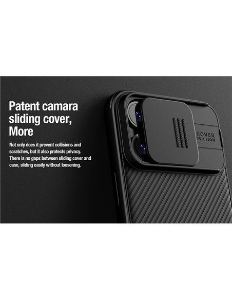 NILLKIN θήκη CamShield Pro για iPhone 15 Pro, μπλε