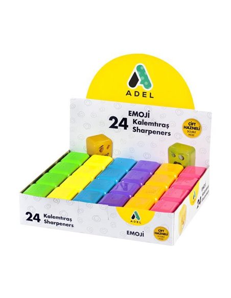 Adel ξύστρα Emoji διπλή ø7mm - ø12mm