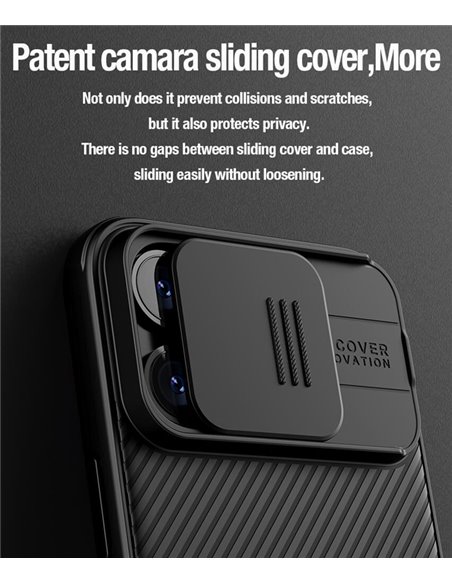 NILLKIN θήκη CamShield Pro για iPhone 15 Pro Max, πράσινη