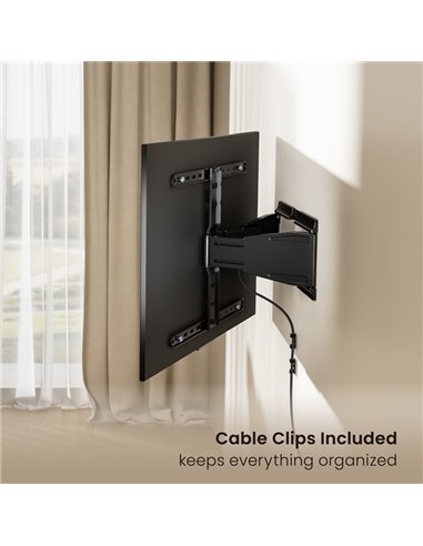 BRATECK επιτοίχια βάση τηλεόρασης LPA79-464, 43-90", έως 50kg, full motion