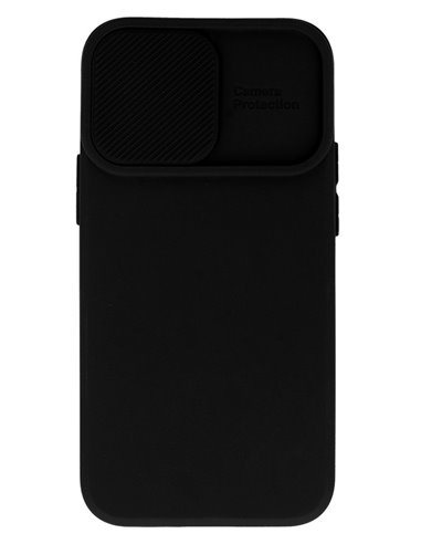 POWERTECH Θήκη Camshield Soft MOB-1881 για iPhone 15 Plus, μαύρη