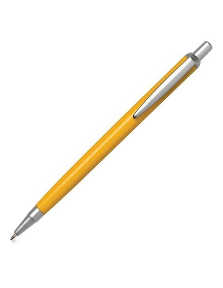 Στυλό πλαστικό κίτρινο. Δυνατότητα εκτύπωσης