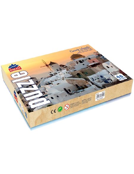 Τουριστικό παζλ "Νησί" 35x50εκ. 48τεμ.