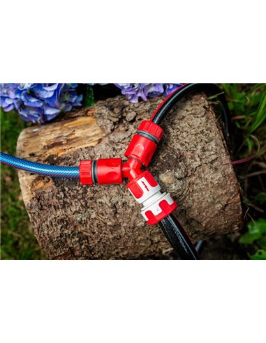 PROLINE διακλαδωτής 3 ταχυσυνδέσμων 99217, 1/2", κόκκινος