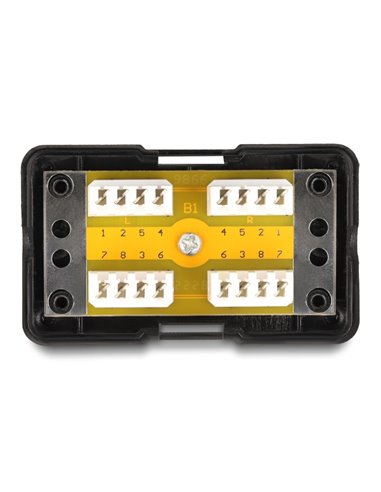 DELOCK κυτίο σύνδεσης καλωδίων δικτύου 88132, Cat 6 LSA, 250MHz