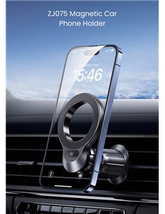 USAMS βάση smartphone αυτοκινήτου US-ZJ075, αεραγωγών, μαγνητική, μαύρη