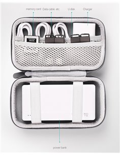 USAMS θήκη οργάνωσης αξεσουάρ US-ZB263, 18.1x10.2x5.3cm, γκρι