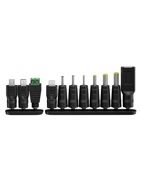 GOOBAY επιτοίχιος φορτιστής 64570, 3V-12V, 27W/2.25A, 12 tips