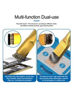 SUNSHINE εργαλείο καθαρισμού SS-022D για επισκευές κινητών, 2x βούρτσες