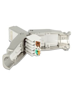 POWERTECH βύσμα δικτύου RJ45 CAB-N351, CAT 6A STP, tool-free, μεταλλικό