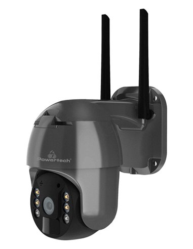 POWERTECH smart ηλιακή κάμερα PT-1174, 3MP, 4G, SD, PTZ, IP65
