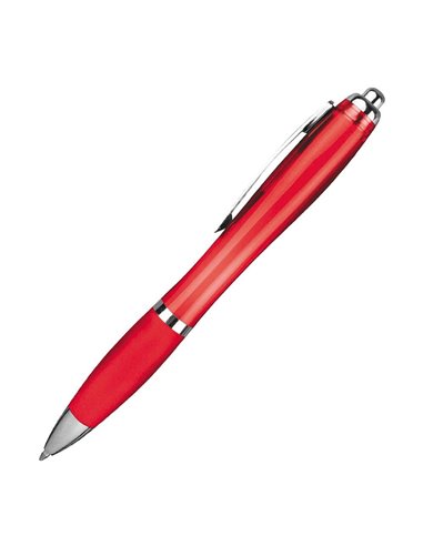 Στυλό πλαστικό ημιδιάφανο κόκκινο