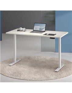 BRATECK επιφάνεια γραφείου TP12060R-2P, 120x60x1.8cm, μπεζ ξύλινη