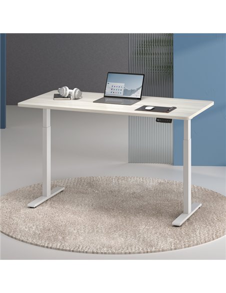 BRATECK επιφάνεια γραφείου TP12060R-2P, 120x60x1.8cm, μπεζ ξύλινη