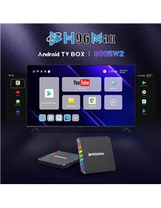 H96 MAX TV Box W2, 4K, S905W2, 4/32GB, WiFi 6, Bluetooth, Android 11