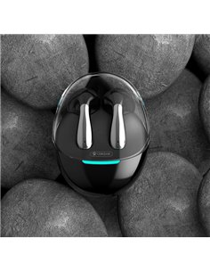 CELEBRAT earphones με θήκη φόρτισης W51, True Wireless, Φ13mm, μαύρα
