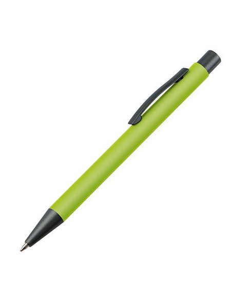 Στυλό πλαστικό λαχανί με μεταλλικό κλιπ Υ14xØ1εκ. Δυνατότητα εκτύπωσης