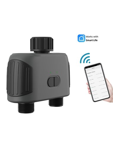 INHOCON smart προγραμματιστής ποτίσματος SGW02 2 θέσεων, Bluetooth, IP55