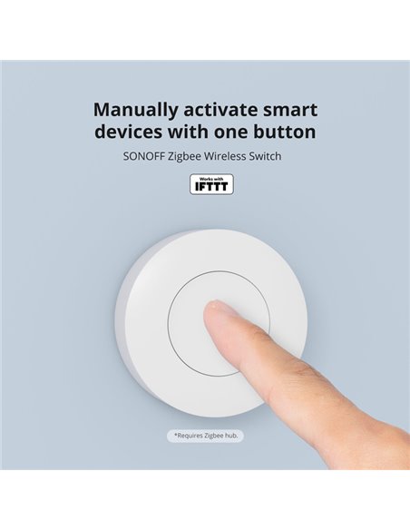 SONOFF smart διακόπτης SNZB-01P, μπαταρίας, Zigbee