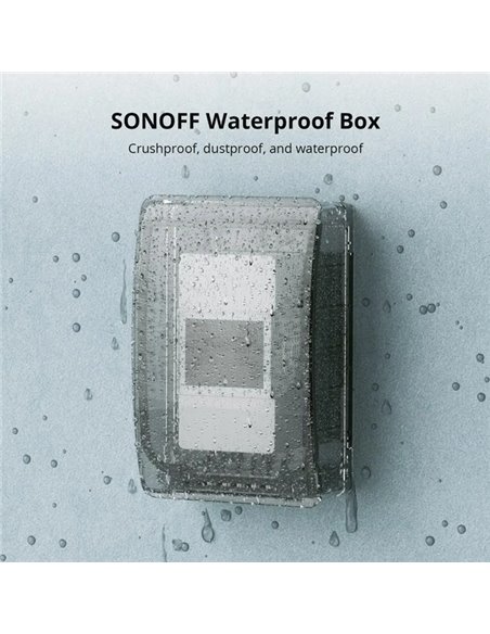 SONOFF θήκη για smart διακόπτες BOX-R2, αδιάβροχη, διάφανη