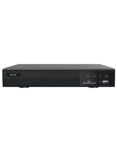POWERTECH NVR καταγραφικό με 4 κάμερες PT-1233, 4K, 4MP, 9 κανάλια