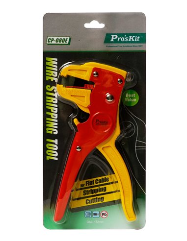 PROSKIT απογυμνωτής καλωδίων CP-080E με κόφτη, 0.2~4mm², 172mm