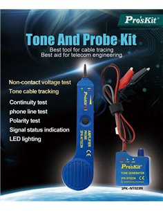 PROSKIT tester καλωδίων 3PK-NT023N, NCV 90~1000V