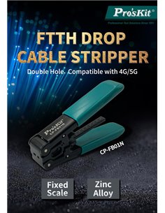 PROSKIT απογυμνωτής καλωδίων οπτικών ινών FTTH CP-FB01N, 112mm