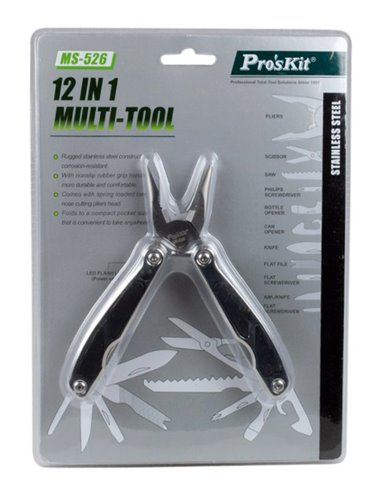 PROSKIT πολυεργαλείο 12 σε 1 MS-526 με θήκη, 155mm