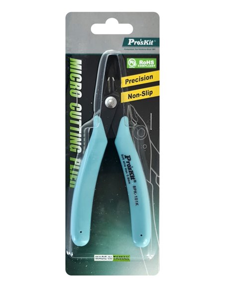 PROSKIT πλαγιοκόφτης 8PK-101K, αντιολισθητικές λαβές, max Φ1.6mm, 130mm