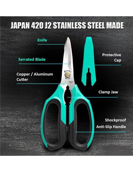 PROSKIT ψαλίδι SR-336, πολλαπλών χρήσεων, 206mm