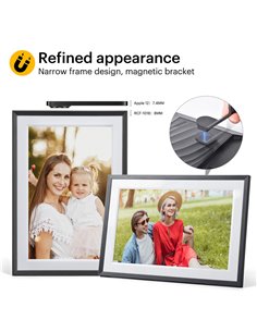 KODAK ψηφιακή κορνίζα RCF-1018 με 10.1" οθόνη αφής, 1+32GB, Wi-Fi, μαύρη