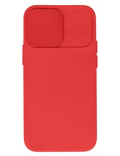 POWERTECH Θήκη Camshield Soft MOB-1938 για iPhone 15, κόκκινη