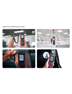 UNI-T ψηφιακό φωτόμετρο UT381A, εύρος μέτρησης έως 400000 Lux, Bluetooth